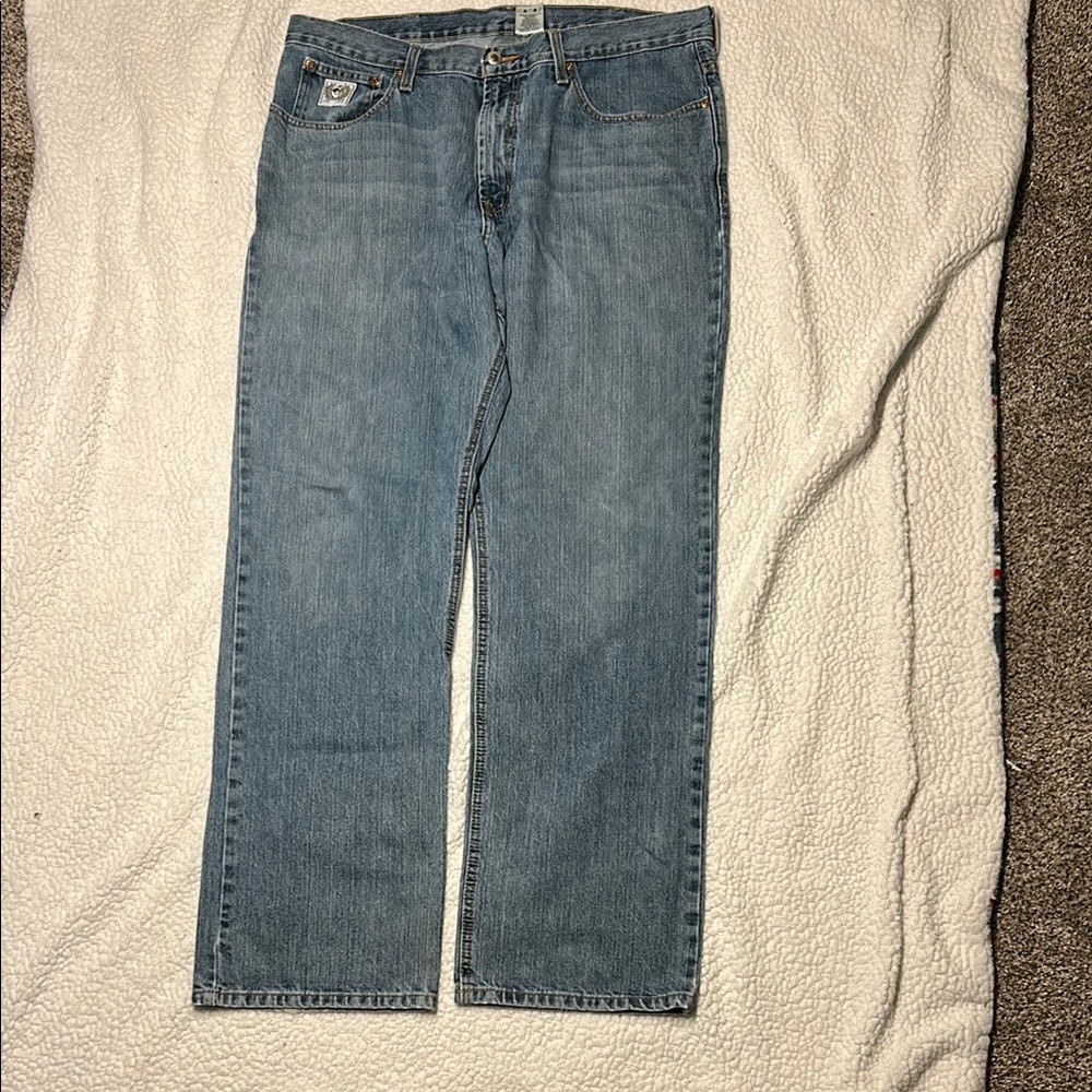 Cinch White Label Denim Blue Jeans, 38x34
